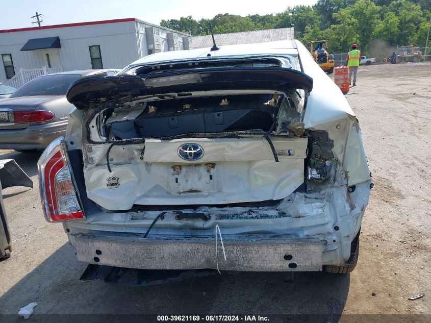 2014 Toyota Prius Three VIN: JTDKN3DU2E1756536 Lot: 39621169