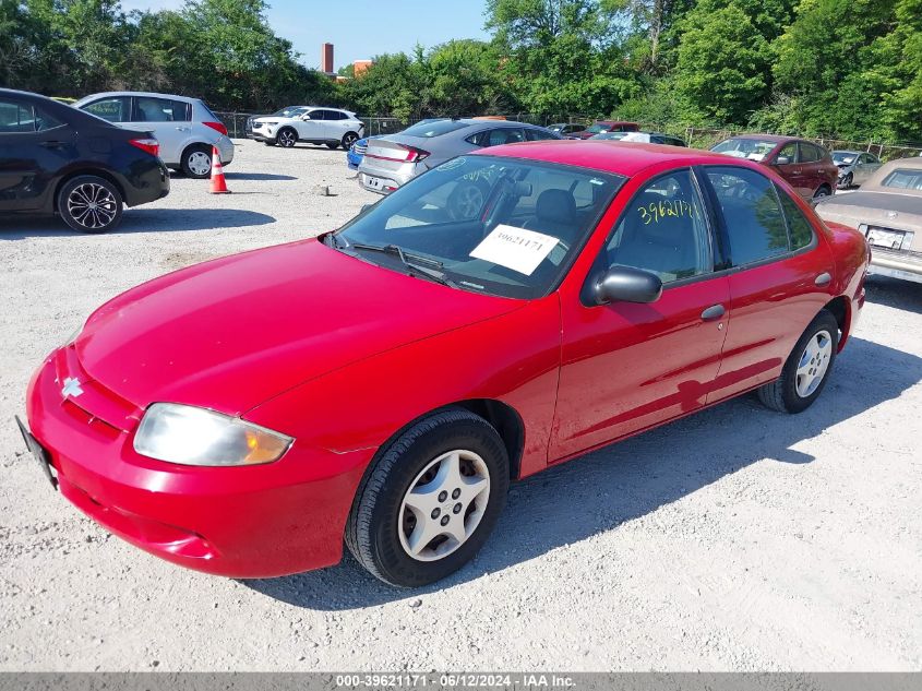 2004 Chevrolet Cavalier VIN: 1G1JC52F647239360 Lot: 39621171