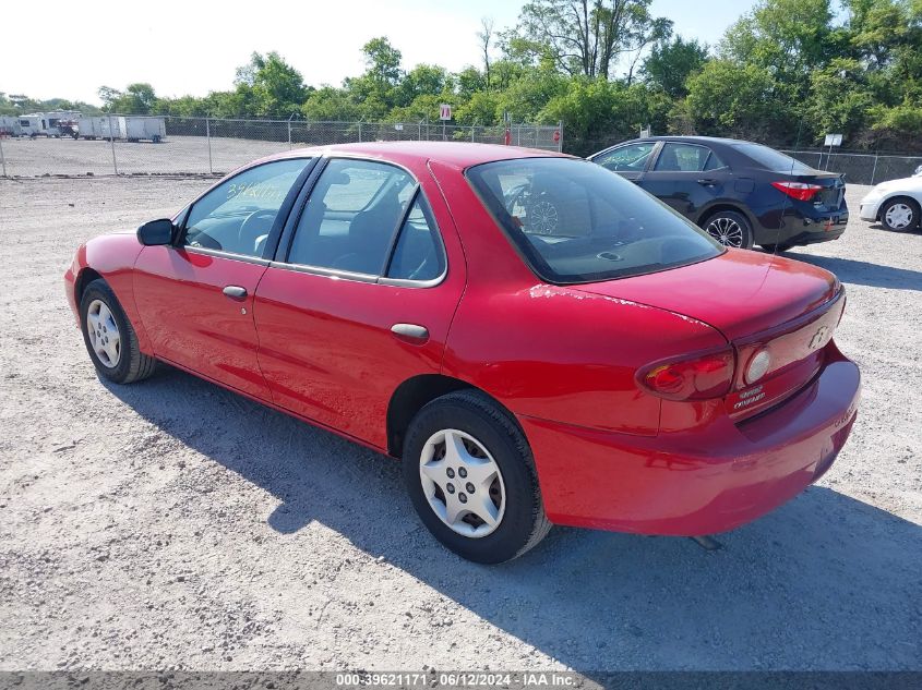 2004 Chevrolet Cavalier VIN: 1G1JC52F647239360 Lot: 39621171