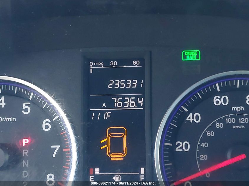 2008 Honda Cr-V Ex-L VIN: JHLRE38738C045085 Lot: 39621174