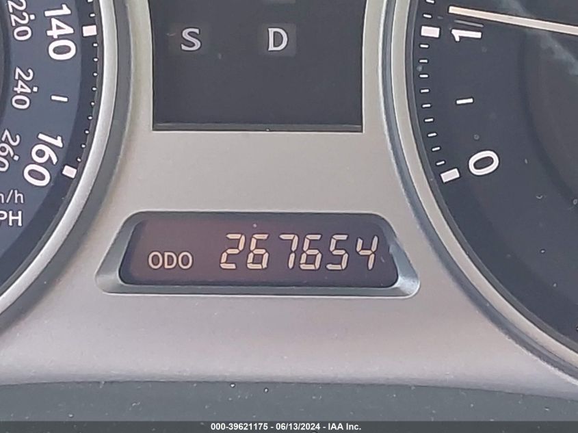 2010 Lexus Is 250 VIN: JTHBF5C25A2095628 Lot: 39621175