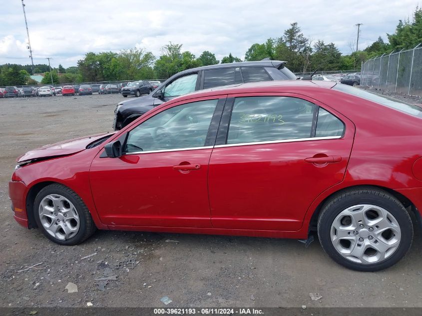 2010 Ford Fusion Se VIN: 3FAHP0HA1AR238930 Lot: 39621193