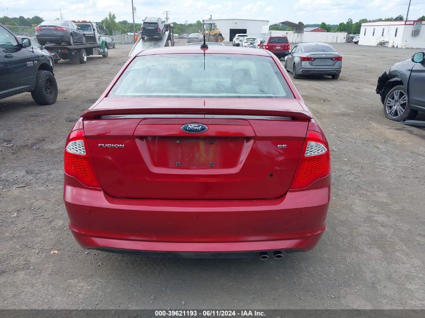 2010 Ford Fusion Se VIN: 3FAHP0HA1AR238930 Lot: 39621193
