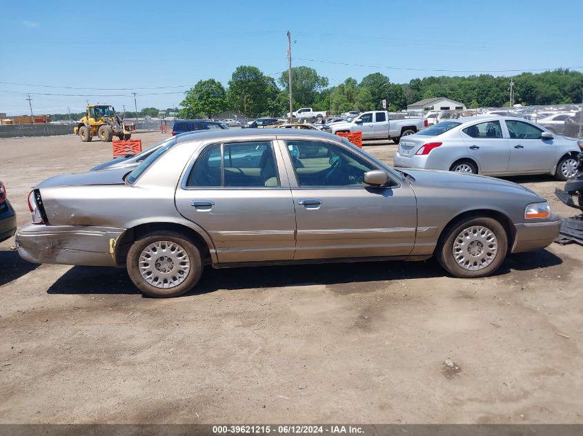 2003 Mercury Grand Marquis Gs VIN: 2MEFM74W03X666138 Lot: 39621215