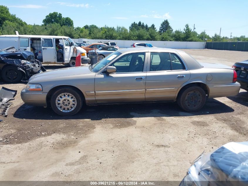 2003 Mercury Grand Marquis Gs VIN: 2MEFM74W03X666138 Lot: 39621215