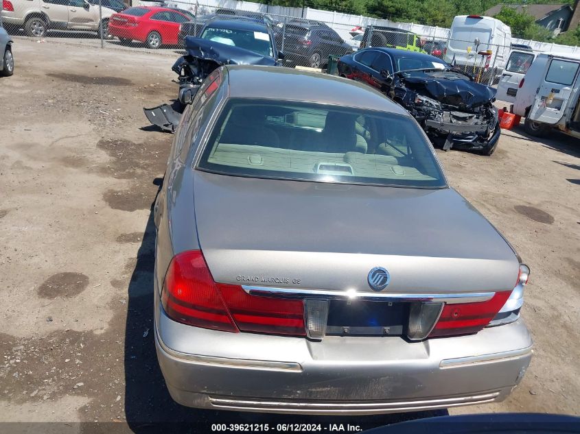 2003 Mercury Grand Marquis Gs VIN: 2MEFM74W03X666138 Lot: 39621215