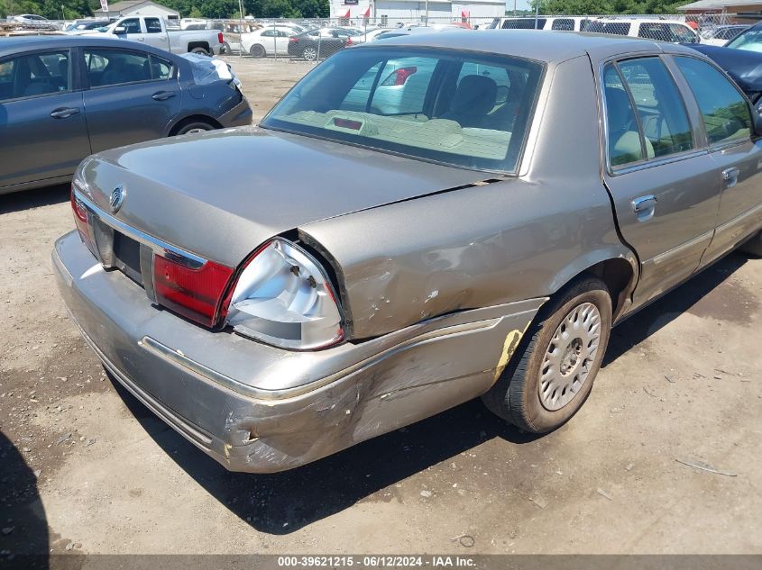 2003 Mercury Grand Marquis Gs VIN: 2MEFM74W03X666138 Lot: 39621215