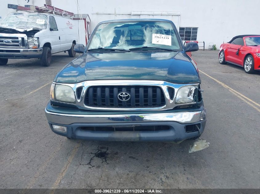 2002 Toyota Tacoma VIN: 5TEVL52N62Z020100 Lot: 39621239