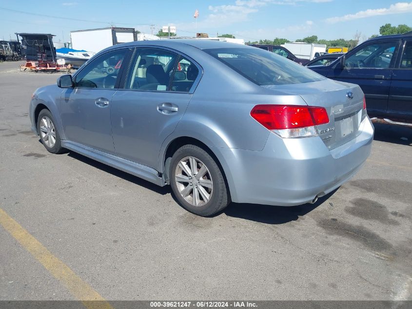 2012 Subaru Legacy 2.5I Premium VIN: 4S3BMBG6XC3031648 Lot: 39621247