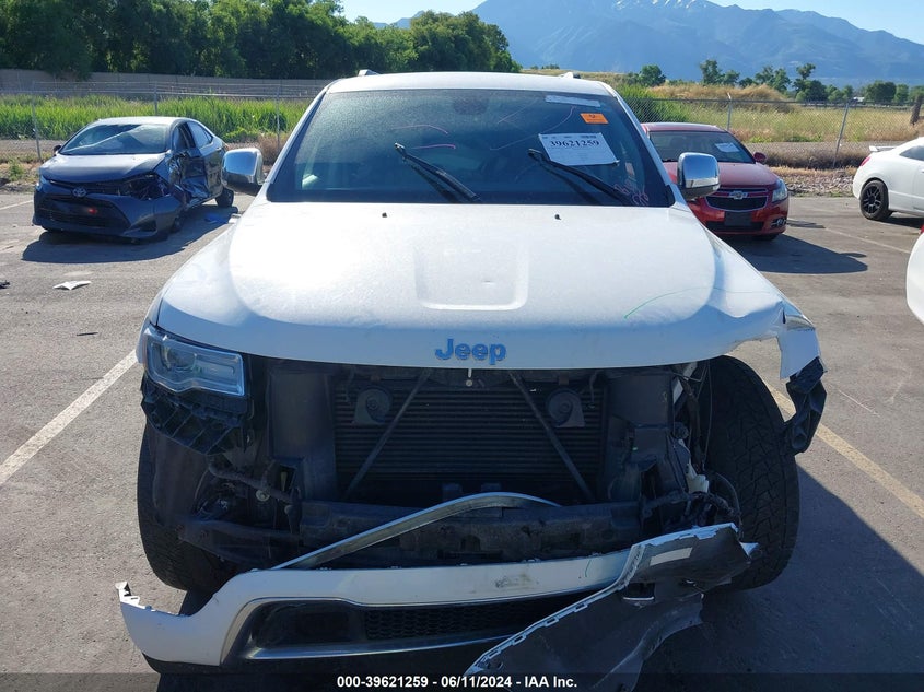 2014 Jeep Grand Cherokee Overland VIN: 1C4RJFCM3EC555391 Lot: 39621259