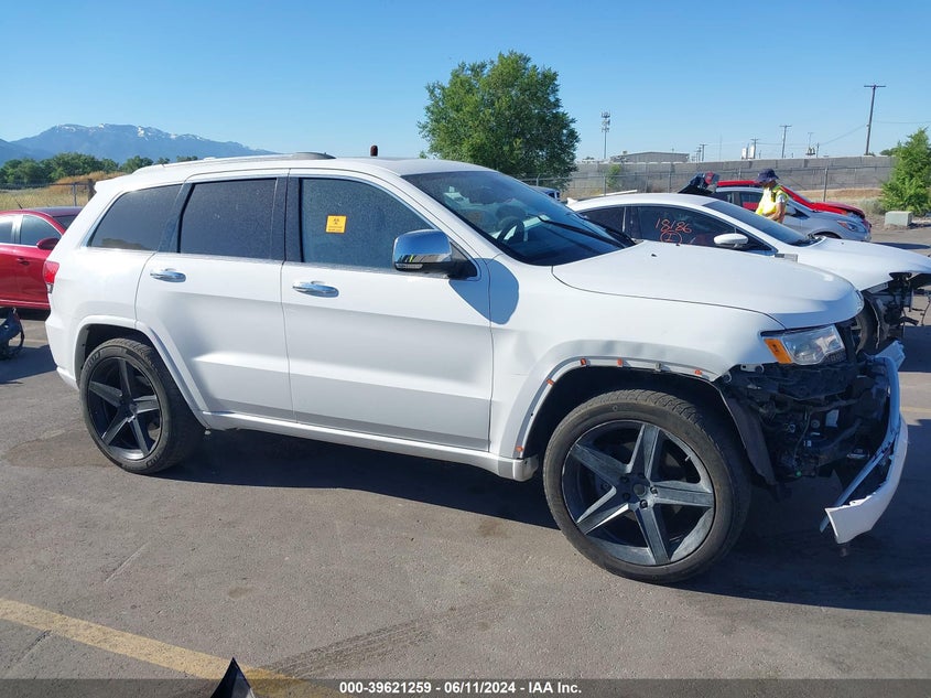 2014 Jeep Grand Cherokee Overland VIN: 1C4RJFCM3EC555391 Lot: 39621259