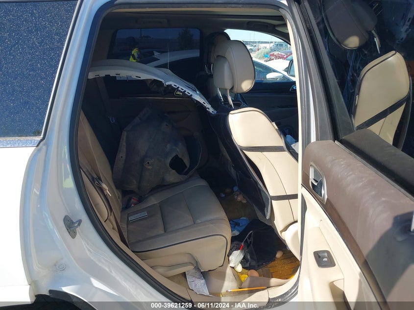 2014 Jeep Grand Cherokee Overland VIN: 1C4RJFCM3EC555391 Lot: 39621259