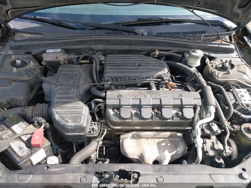 2003 Honda Civic Ex VIN: 1HGEM22913L065722 Lot: 39621265