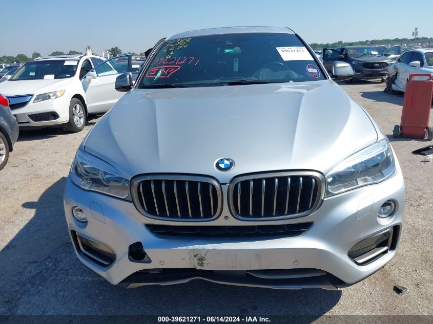 2017 BMW X6 xDrive35I VIN: 5UXKU2C55H0N85104 Lot: 39621271