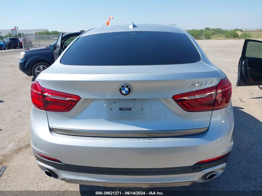 2017 BMW X6 xDrive35I VIN: 5UXKU2C55H0N85104 Lot: 39621271