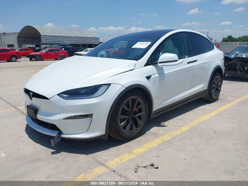 2024 Tesla Model X VIN: 7SAXCBE60RF439862 Lot: 39621289