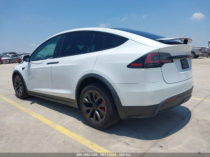 2024 Tesla Model X VIN: 7SAXCBE60RF439862 Lot: 39621289