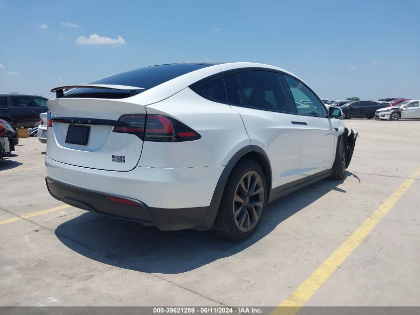 2024 Tesla Model X VIN: 7SAXCBE60RF439862 Lot: 39621289