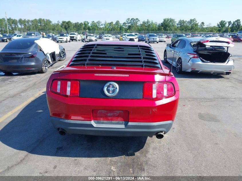 2012 Ford Mustang V6 Premium VIN: 1ZVBP8AM4C5240371 Lot: 39621291