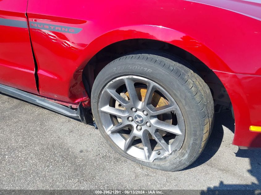2012 Ford Mustang V6 Premium VIN: 1ZVBP8AM4C5240371 Lot: 39621291
