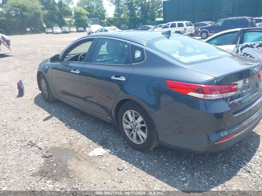 2016 Kia Optima Lx VIN: KNAGT4L33G5070329 Lot: 39621315