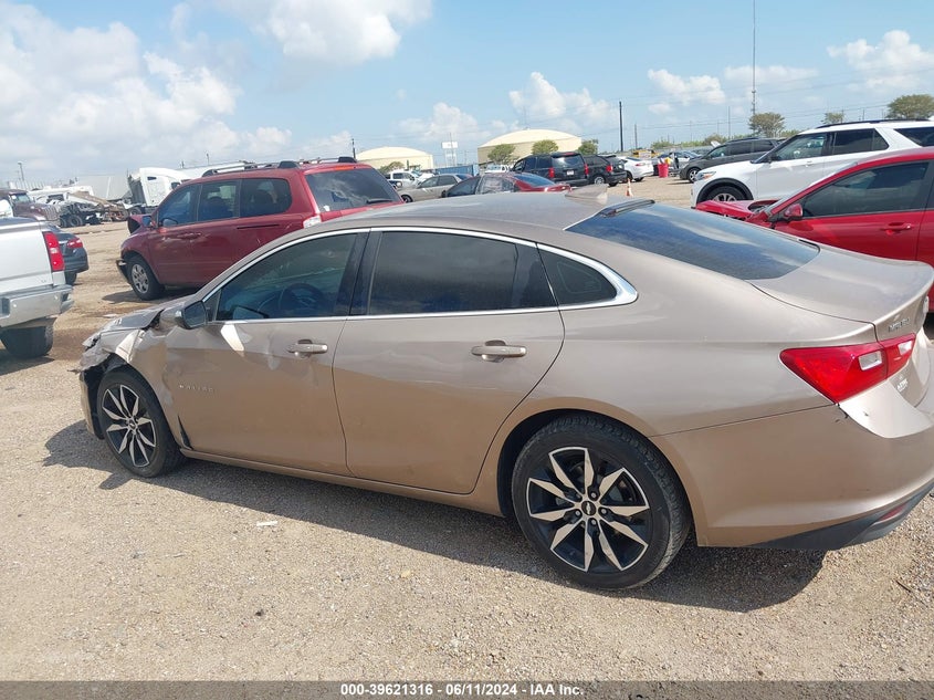 2018 Chevrolet Malibu Lt VIN: 1G1ZD5ST0JF291591 Lot: 39621316