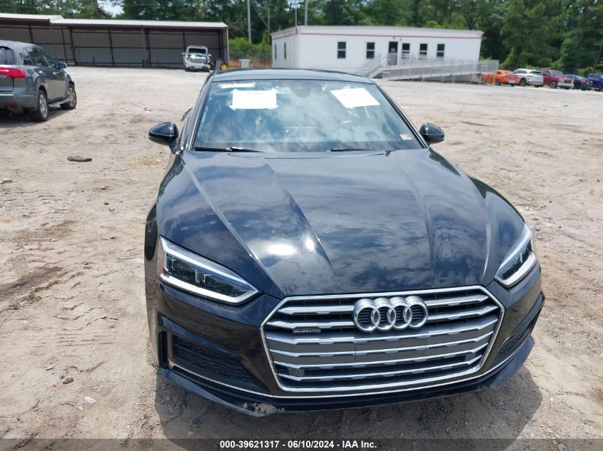 2018 Audi A5 2.0T Premium VIN: WAUTNAF53JA134694 Lot: 39621317