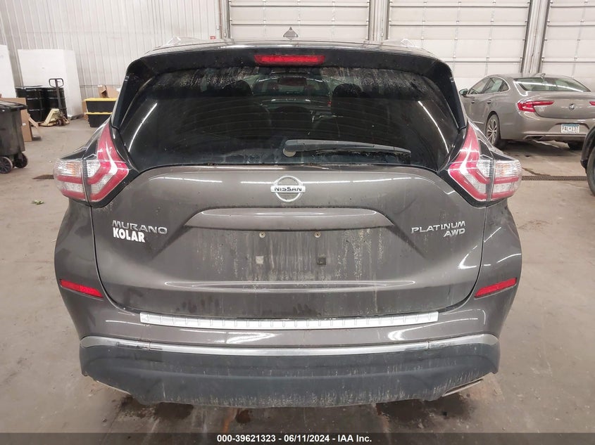 2016 Nissan Murano Platinum/S/Sl/Sv VIN: 5N1AZ2MH3GN109678 Lot: 39621323