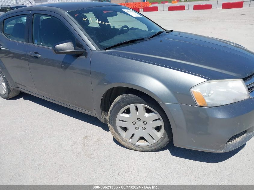 1C3CDZAB8CN215045 2012 Dodge Avenger Se