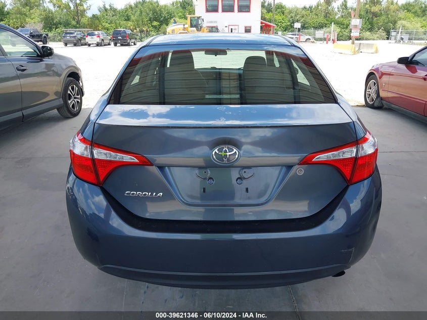 2015 Toyota Corolla L VIN: 5YFBURHE3FP364364 Lot: 39621346