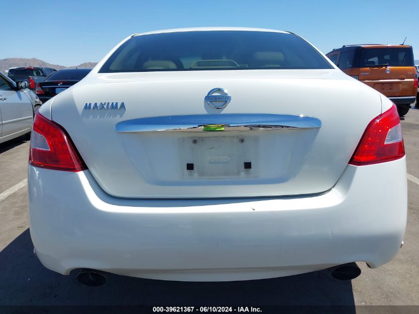 2009 Nissan Maxima 3.5 Sv VIN: 1N4AA51E09C829046 Lot: 39621367