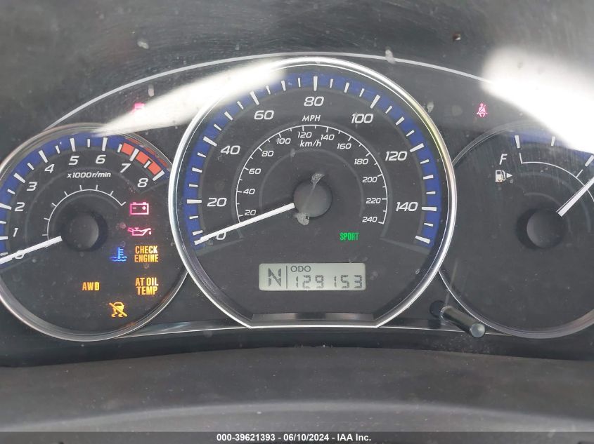 2010 Subaru Forester 2.5Xt Premium VIN: JF2SH6EC4AH796442 Lot: 39621393