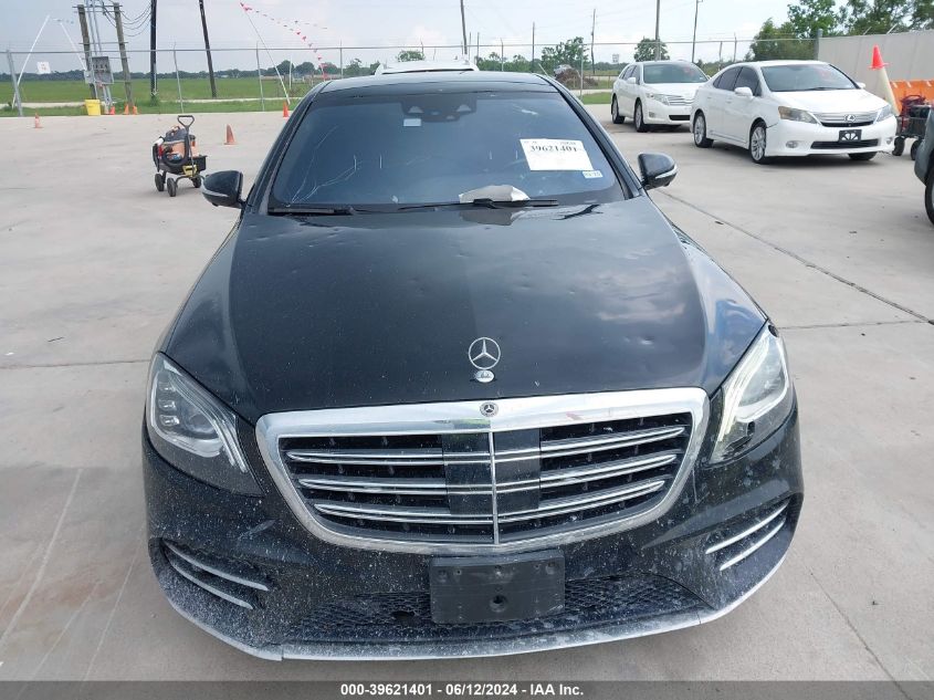 2019 Mercedes-Benz S 560 VIN: WDDUG8DB5KA442993 Lot: 39621401