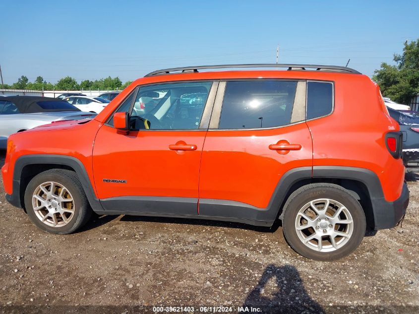 2019 Jeep Renegade Latitude Fwd VIN: ZACNJABB7KPK86219 Lot: 39621403