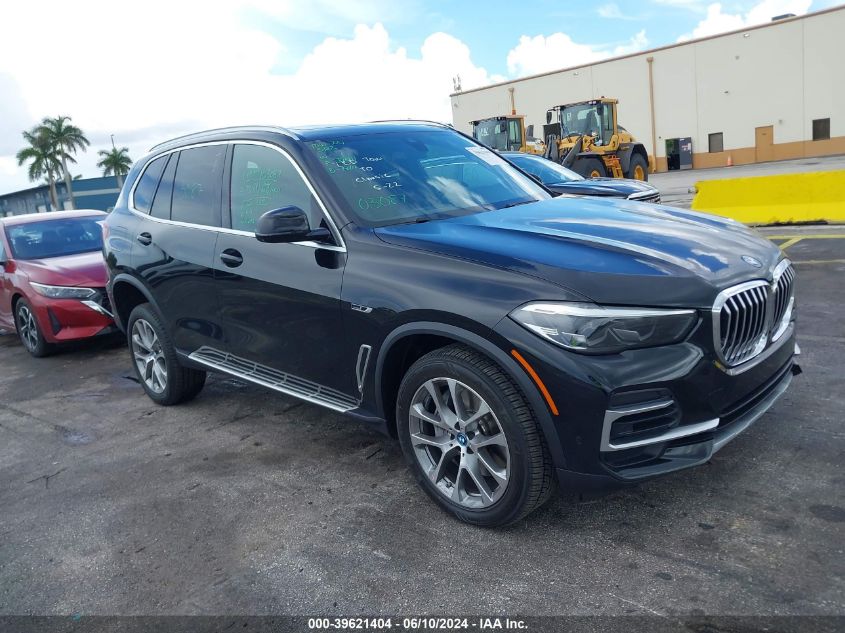 2023 BMW X5 xDrive45E VIN: 5UXTA6C03P9P82632 Lot: 39621404