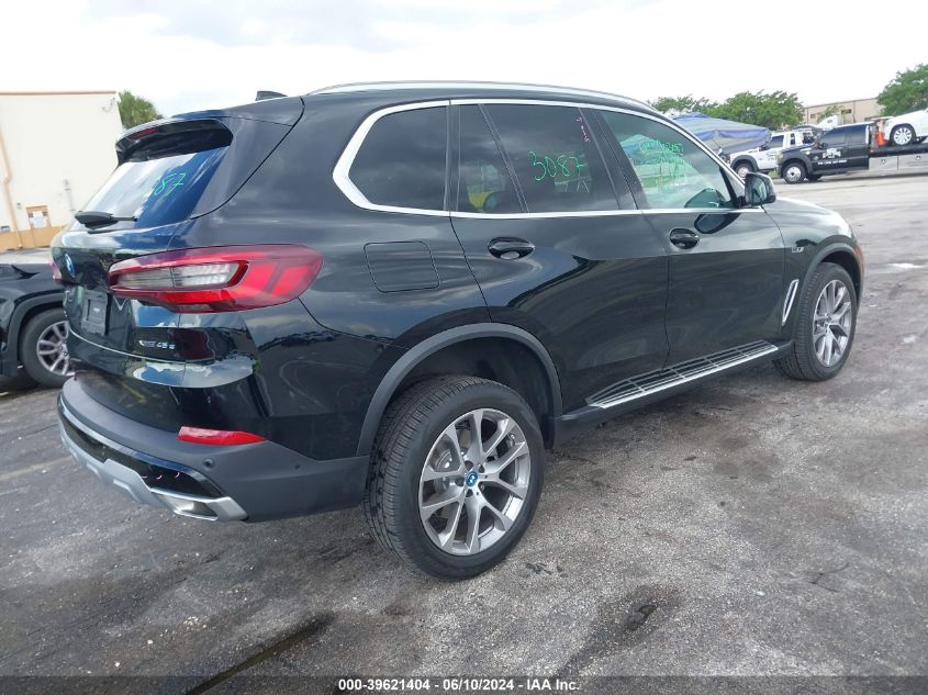 2023 BMW X5 xDrive45E VIN: 5UXTA6C03P9P82632 Lot: 39621404