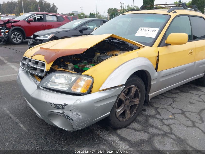 2003 Subaru Baja VIN: 4S4BT61C937103808 Lot: 39621407