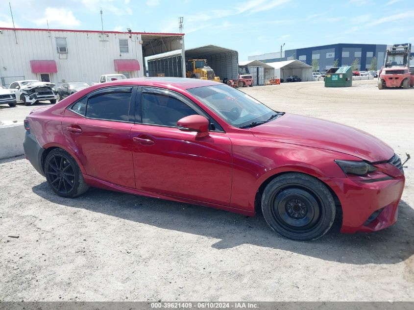 2015 Lexus Is 350 VIN: JTHBE1D24F5016269 Lot: 39621409