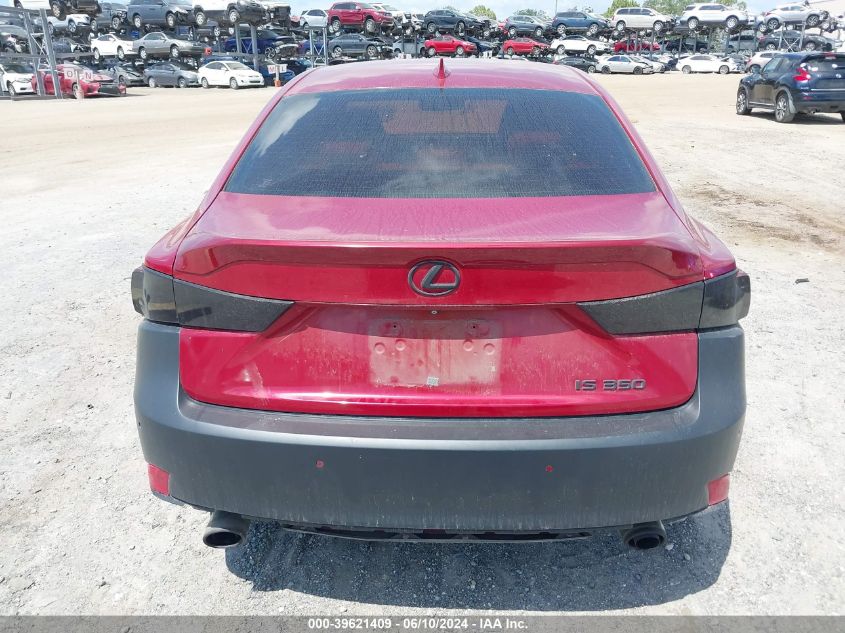 2015 Lexus Is 350 VIN: JTHBE1D24F5016269 Lot: 39621409