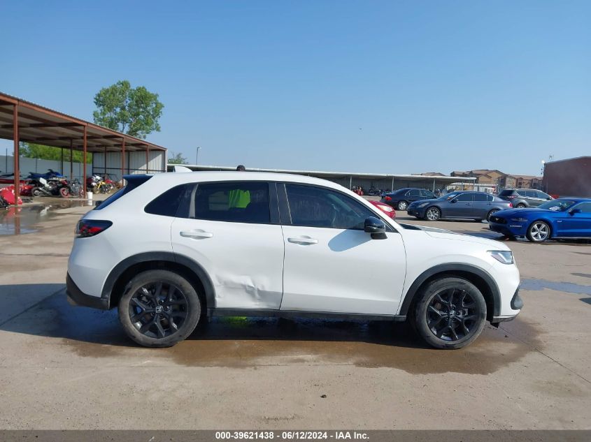 2024 Honda Hr-V 2Wd Sport/2Wd Sport W/O Bsi VIN: 3CZRZ1H53RM705625 Lot: 39621438