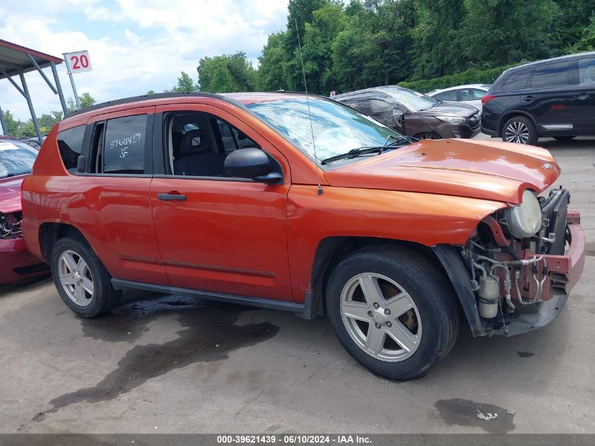 2008 Jeep Compass Sport VIN: 1J8FT47098D529006 Lot: 39621439