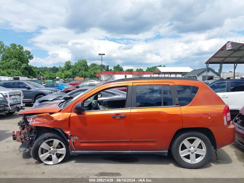 2008 Jeep Compass Sport VIN: 1J8FT47098D529006 Lot: 39621439