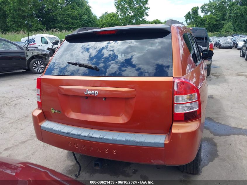 2008 Jeep Compass Sport VIN: 1J8FT47098D529006 Lot: 39621439