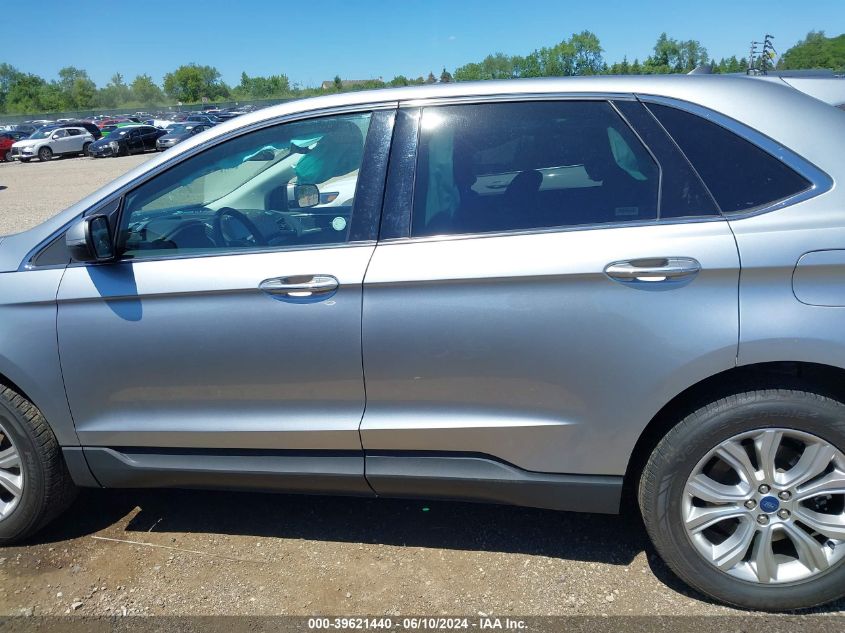 2022 Ford Edge Titanium VIN: 2FMPK4K90NBA52418 Lot: 39621440