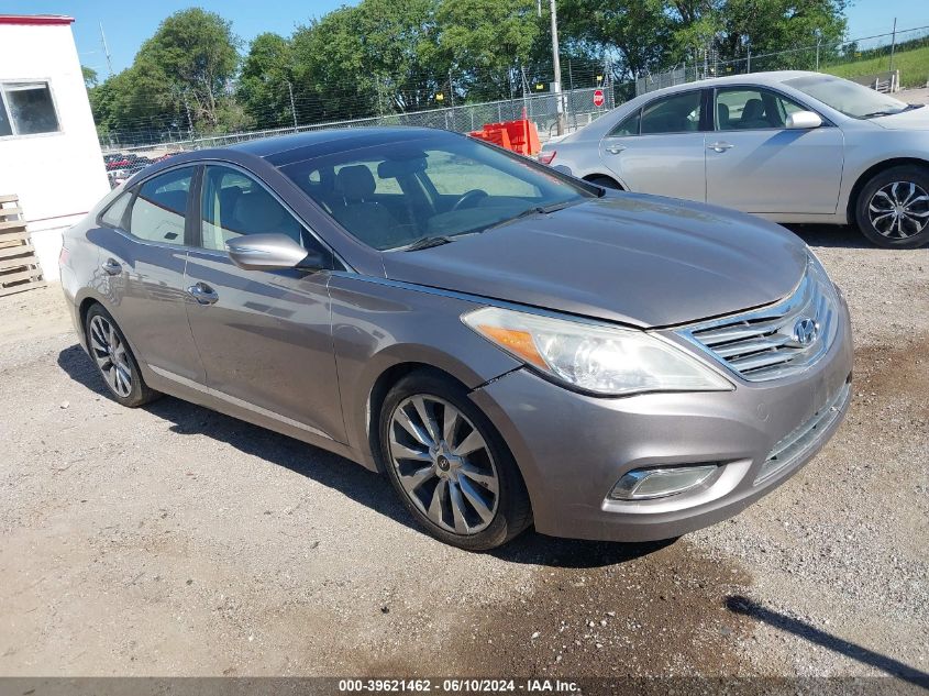 2013 Hyundai Azera Gls/Limited VIN: KMHFH4JG2DA319241 Lot: 39621462