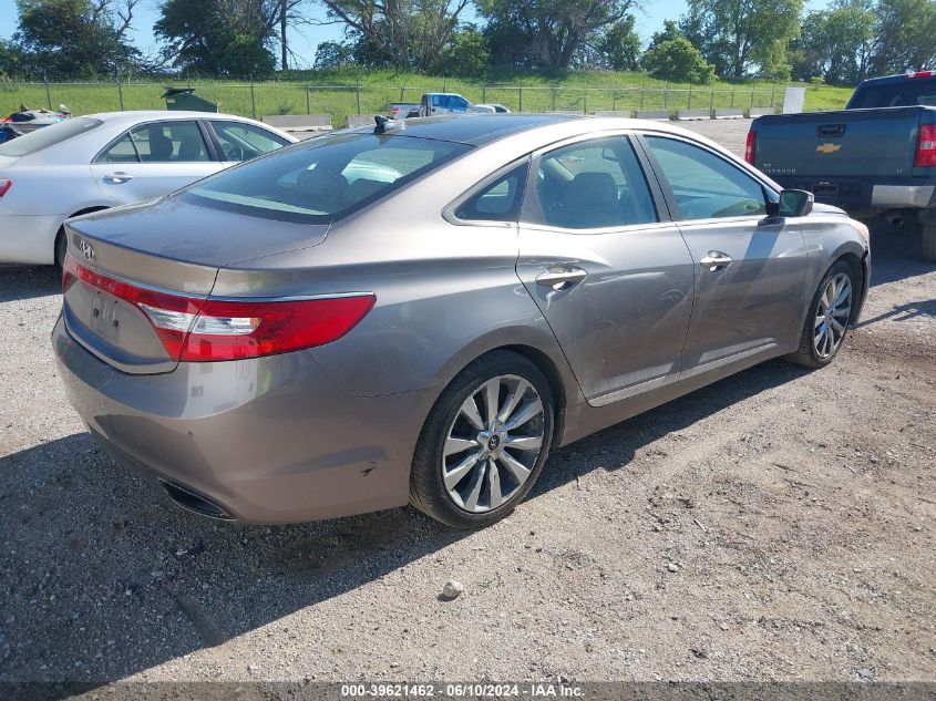 2013 Hyundai Azera Gls/Limited VIN: KMHFH4JG2DA319241 Lot: 39621462