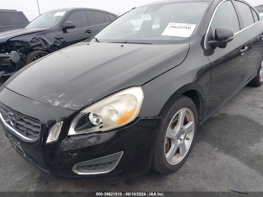 2012 Volvo S60 T5 VIN: YV1622FS5C2048251 Lot: 39621510