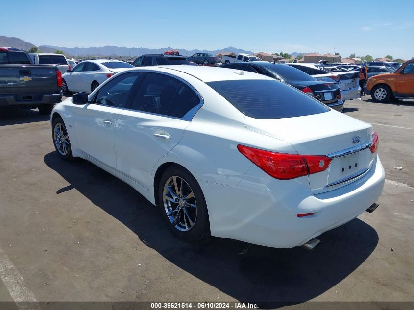 2017 Infiniti Q50 3.0T Signature Edition VIN: JN1EV7AP1HM741969 Lot: 39621514