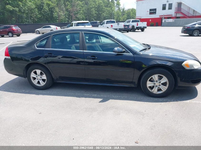 2013 Chevrolet Impala Ls VIN: 2G1WF5E35D1170432 Lot: 39621548