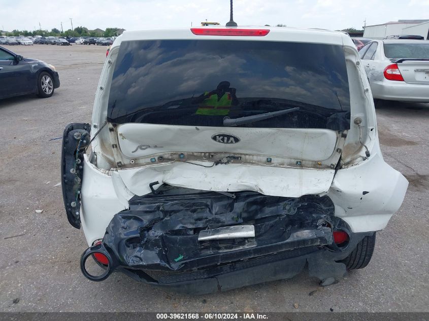 2016 Kia Soul + VIN: KNDJP3A57G7395713 Lot: 39621568